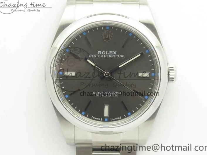 MiroTime 0507 Oyster Perpetual 39mm 114300 ARF 1:1 Best Edition 904L SS Case and Bracelet Gray Rhodium Dial SH Resilient 3394
